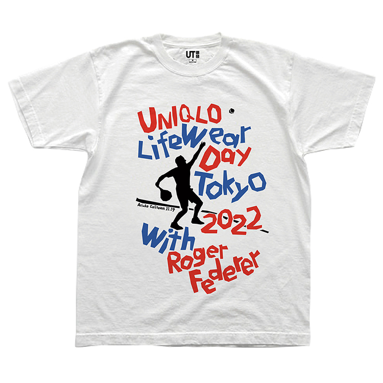 UNIQLO LifeWear Day Tokyo 2022 with Roger Federer限定Tシャツ