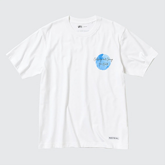 PEACE FOR ALL UT グラフィックTシャツ（半袖・レギュラーフィット）ゴードン・リード