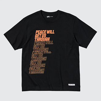 PEACE FOR ALL UT グラフィックTシャツ（半袖・レギュラーフィット）国枝慎吾